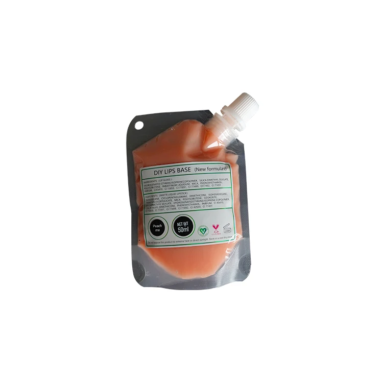 Favorable Price vegan lip gloss base matte waterproof lip gloss pink base gel