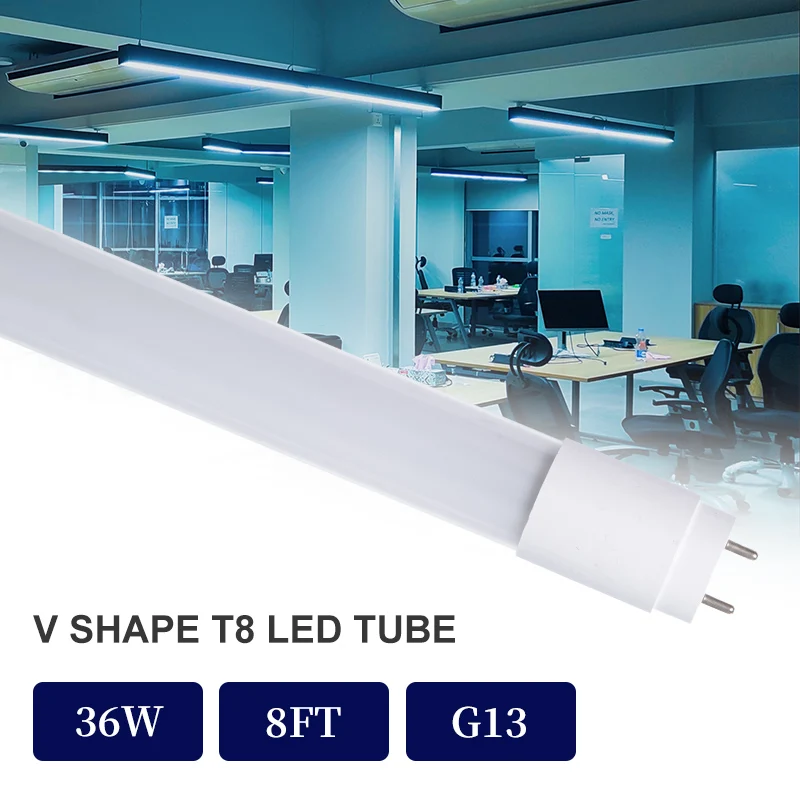 Good Price put in Tri-proof Light Parking lot Subway Train Home Daylight G13 1200mm 4ft 8ft18w 36w T8 Light LED Glass Tube