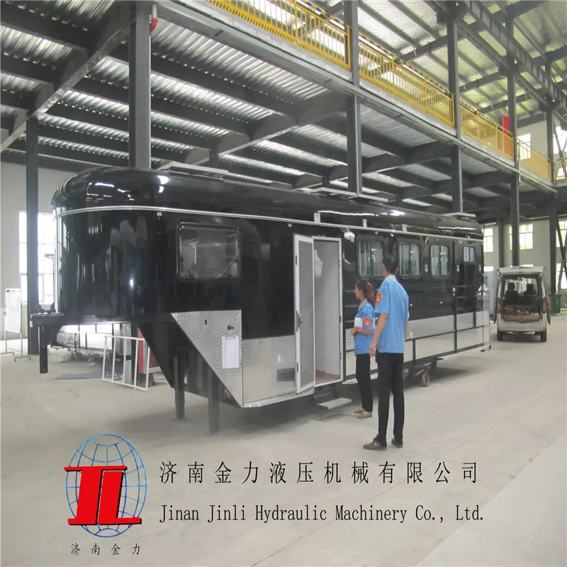 popular horse trailer with human room customized gooseneck trailer