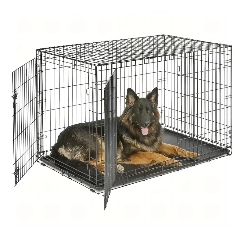 Wholesale extra-large indoor travel crates, durable iron dog kennels, and outdoor metal pet cages for boarding