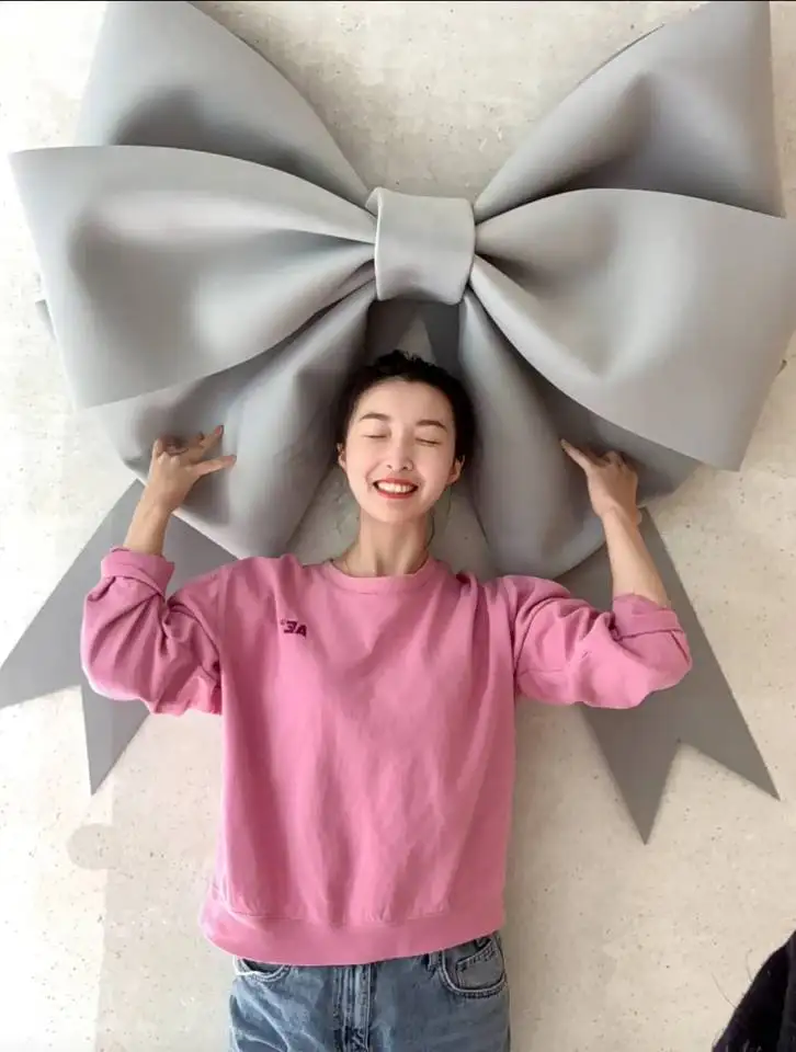 In Stock DIY EVA Foam Bowknot Wholesale Color Waterproof Home Outdoor Christmas Gift Decoration Large Big EVA Cars Bows