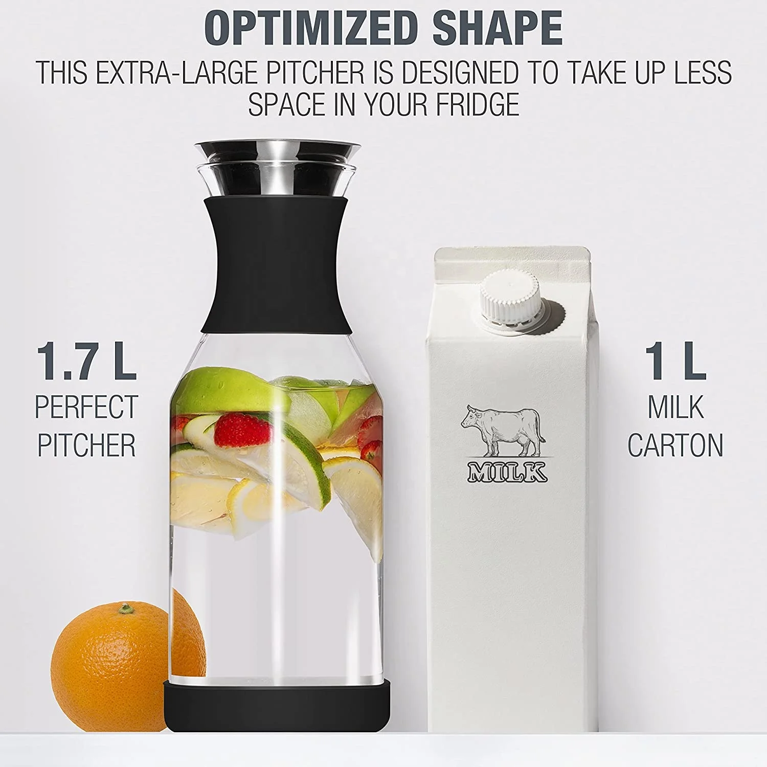 2022 New products large cold brew coffee maker hot water glass pitcher iced  coffee maker with lid