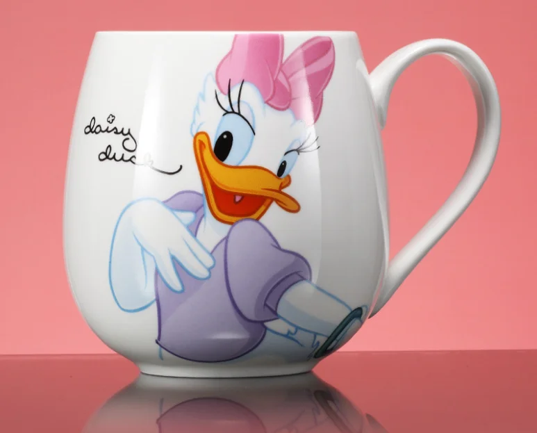 
mickey mouse and minnie coffee mug for kids 