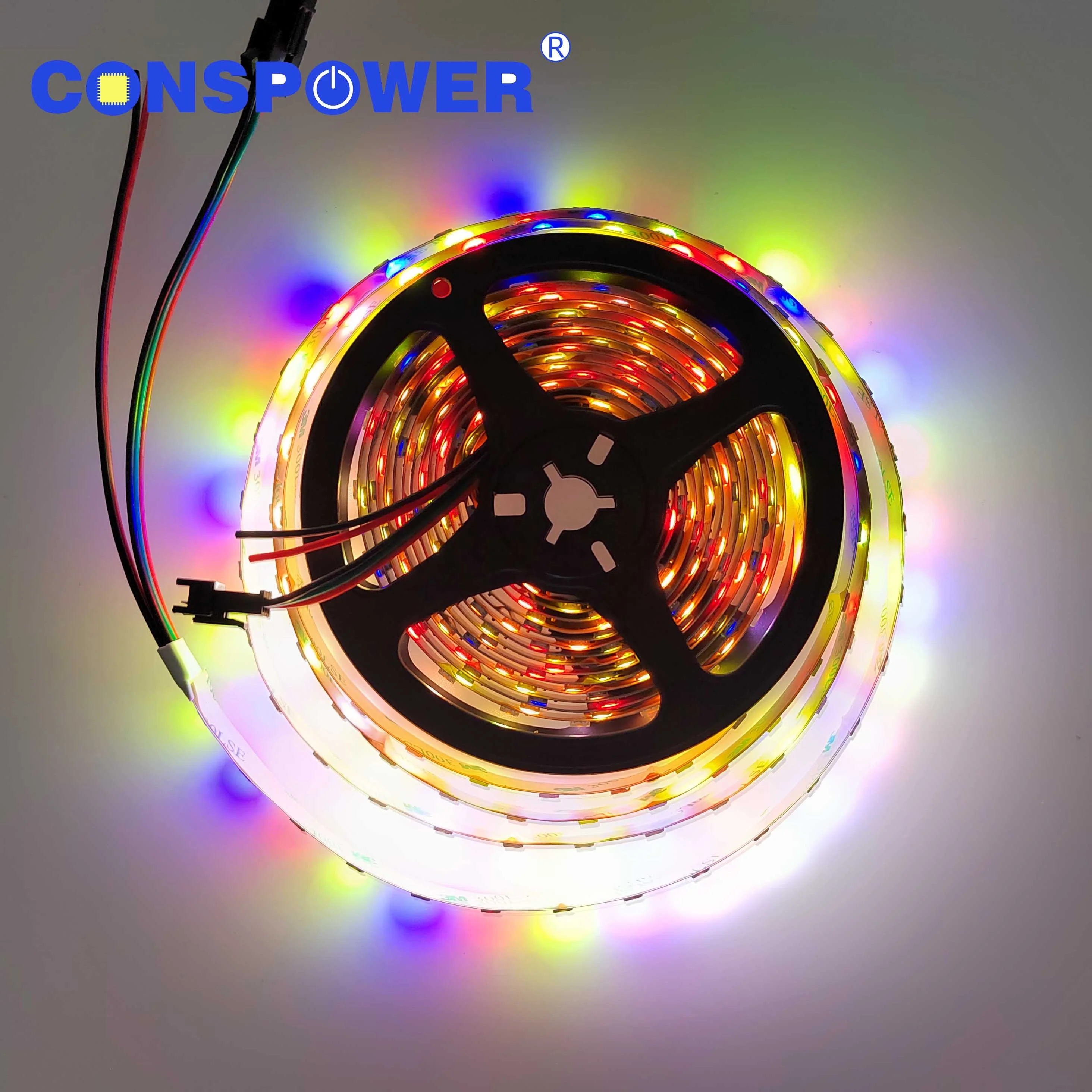 Conspower 5V 60LEDS SK6812 WS2812B 5050 RGBA Ambor Color Original White 4 IN 1 Magic Strip Addressable LED Strip Manufacturer