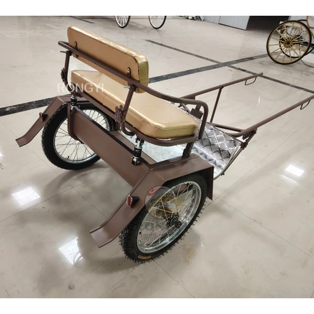 cheap price customized Pony  Buggy Carriage /Two Wheels  Pony Carriage manufacturer  /Horse Cart Carriage for Shetland Pony