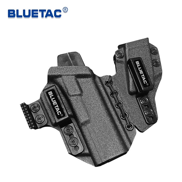 Bluetac Premium Quality IWB Kydex Gun Holster With Mag Pouch Inside The Waistband Concealed Carry Gun Bag
