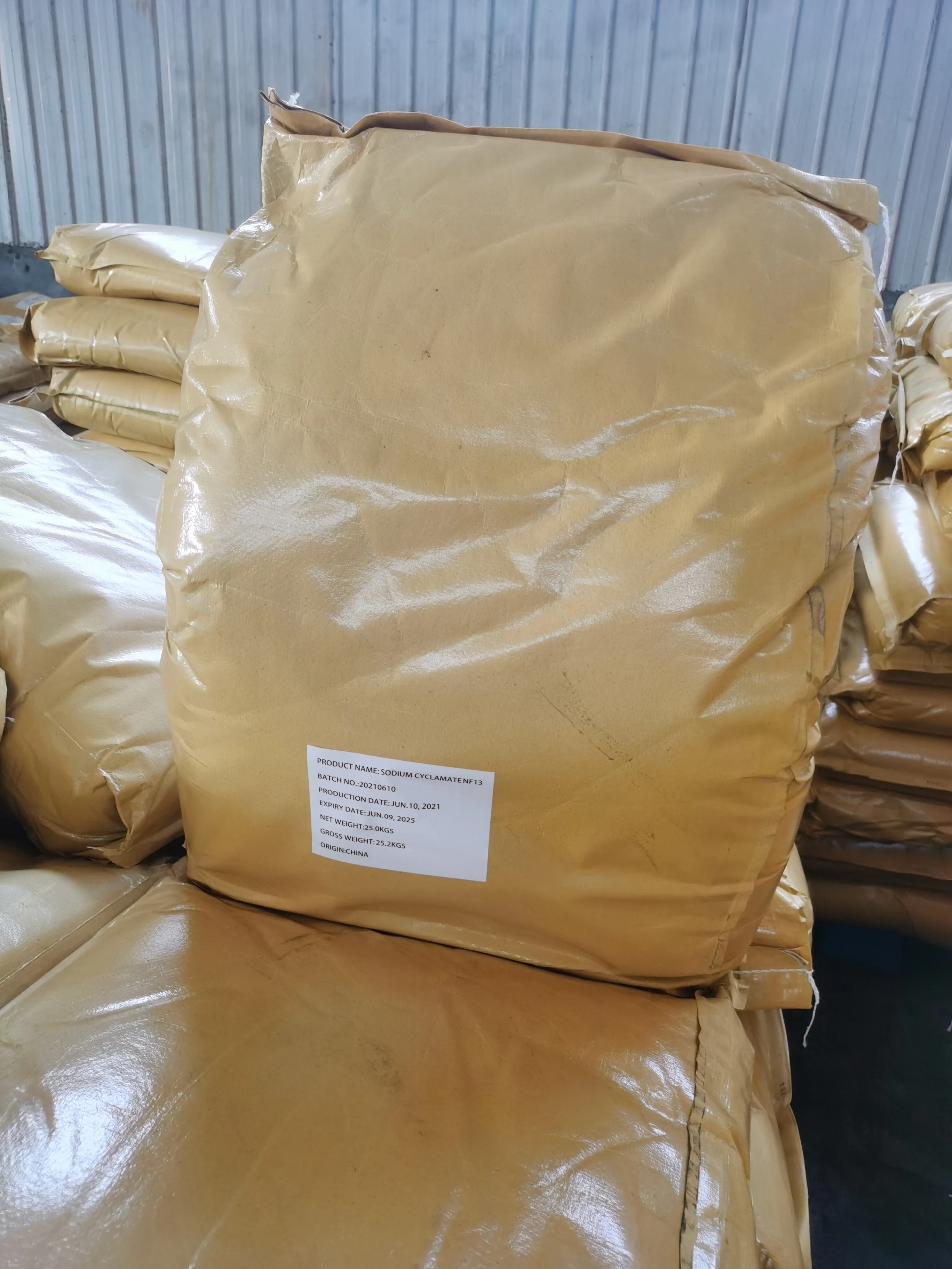 Buy 25KG Bag Sodium Cyclamate Food Grade Sweetener NF13 High Purity
