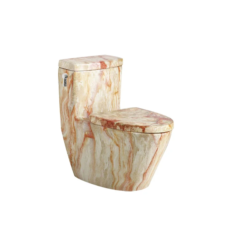 Made in China stone color toilet sanitary ware one piece marble wc