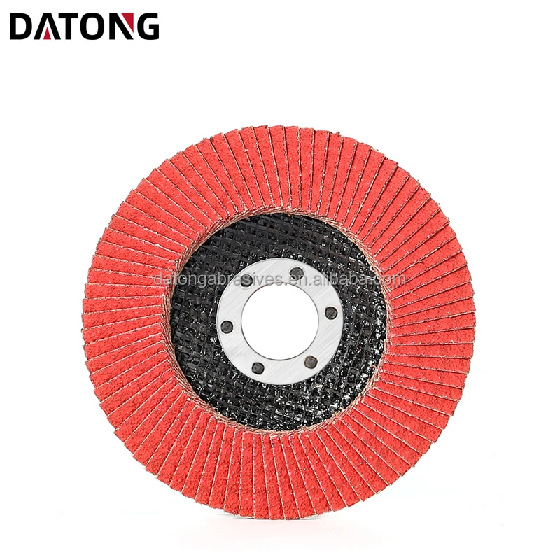 Datong Factory 5*7/8 inch 125*22mm Ceramic Cloth Flap Disc flap wheel grinding disc  for Metal and Stainless Steel