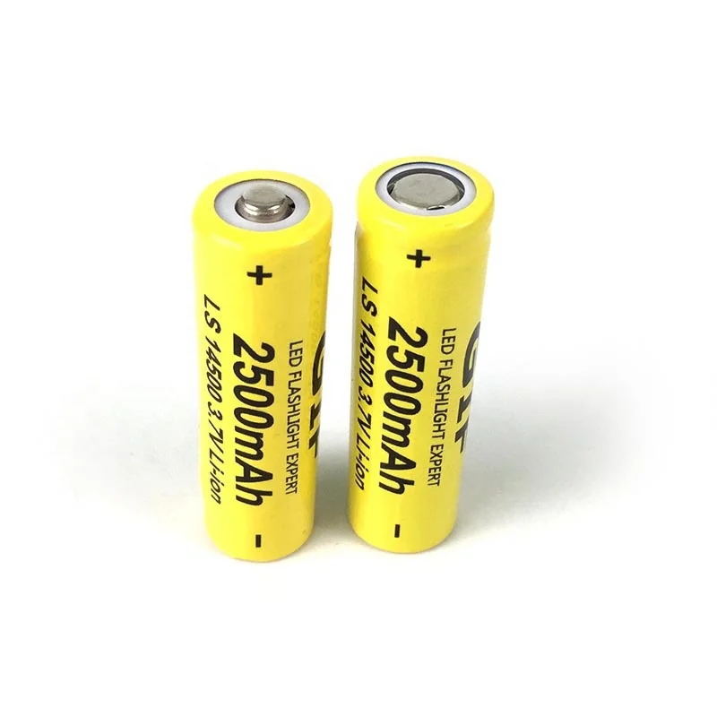 14500 battery 2500mah lithium ion rechargeable batteries cell for RC toy car