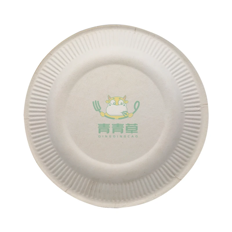 Набор одноразовой посуды из биоразлагаемой бумаги, посуда для helloween