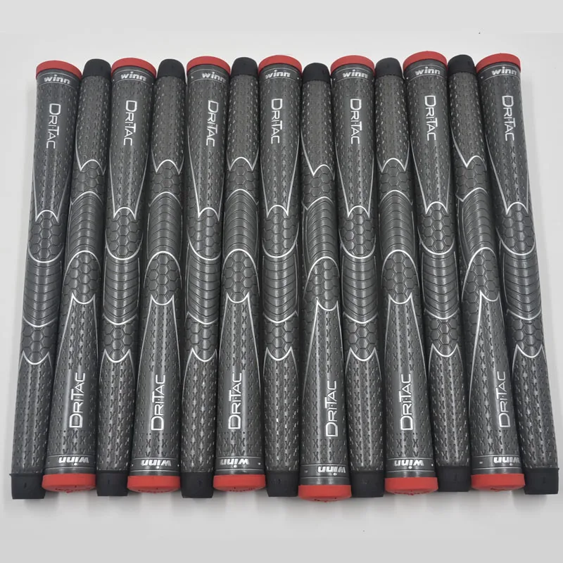 Winn Dri-Tac стандартный размер, рукоятка для гольфа, темно-серая рукоятка для клуба
