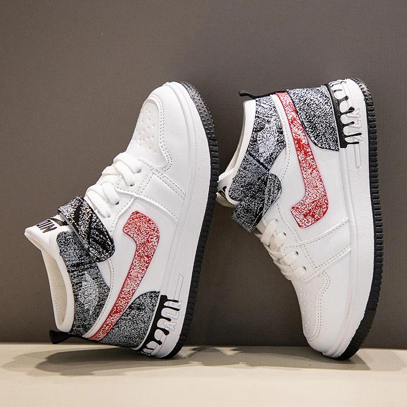 2021 high top outdoor sport basketball shoes shoes for kids sepatu basket sepatu untuk anak-anak