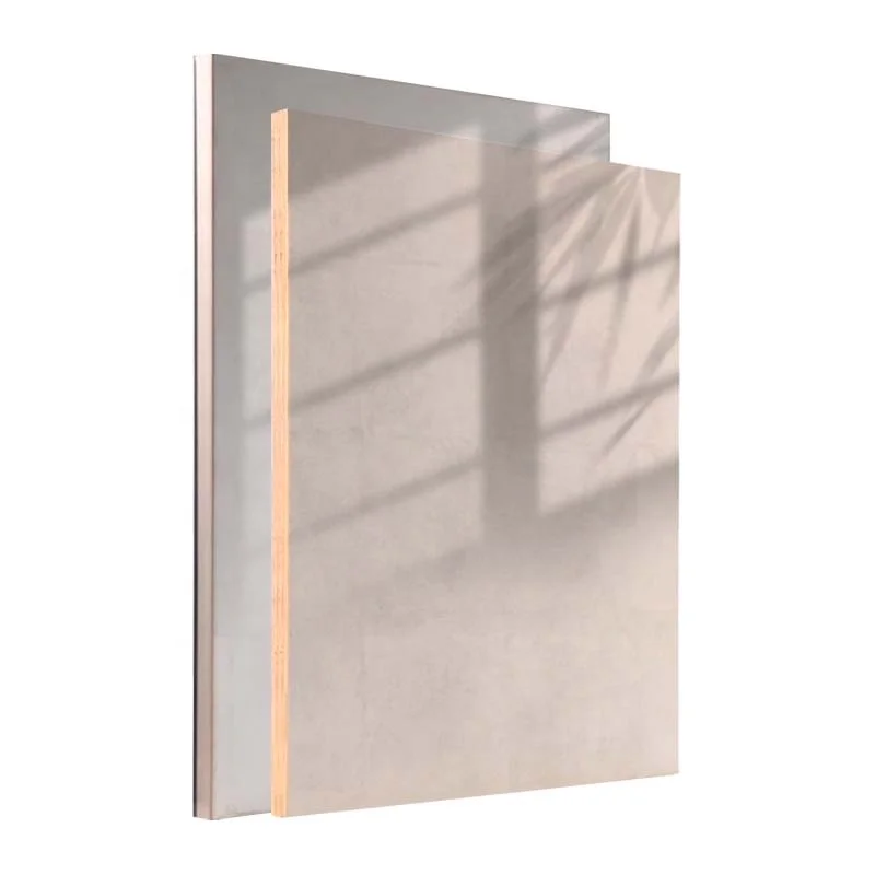 Furniture Grade 18Mm High Gloss White Pure Color Melamine Faced Mdf Boards Sheet For Furniture Decoration