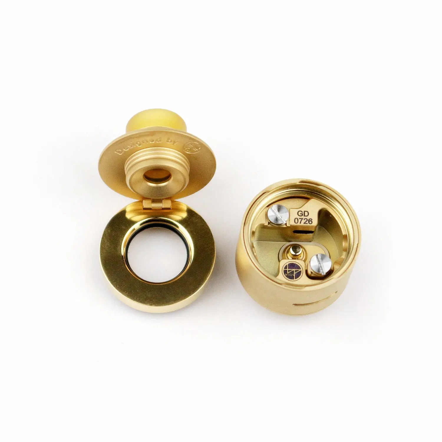 Manufacturers Direct Sale Pressure Sensor BP ATOMIZER Electronic Cigarettes BUSHIDO V3 RDA - 24K GOLD Plated