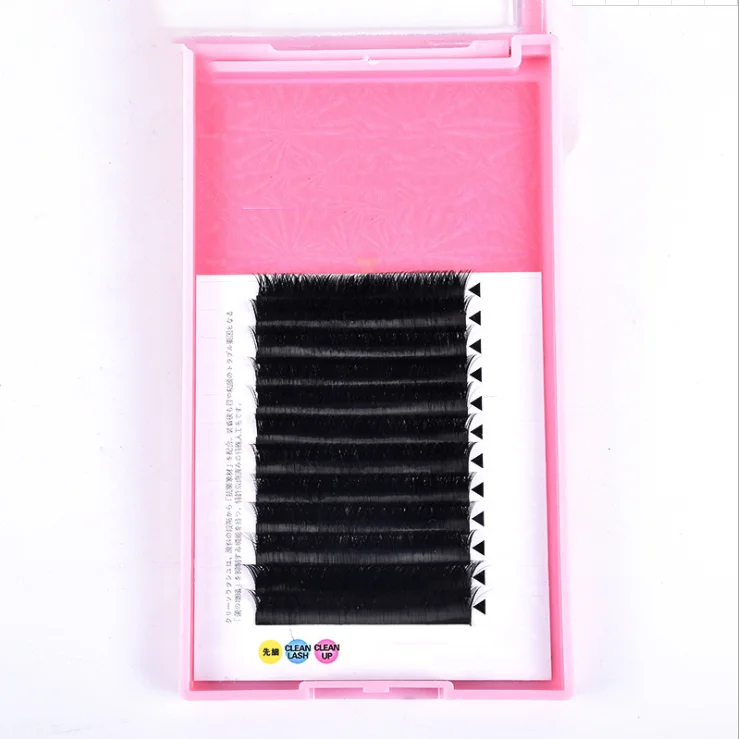 V YY Shaped Eyelash Extensions Weaving Effect Synthetic Mink Shape 2d
