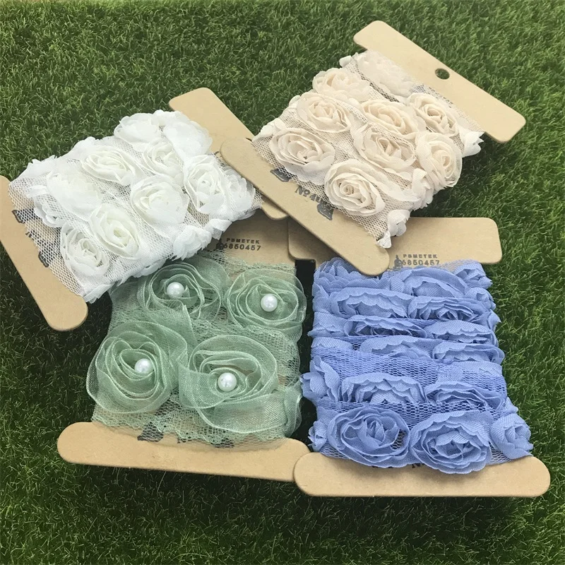 Custom Print Amazon Beautiful Home Decor Retail Glitter Silver Ribbon Wholesale Woven Trim African Lace Fabrics