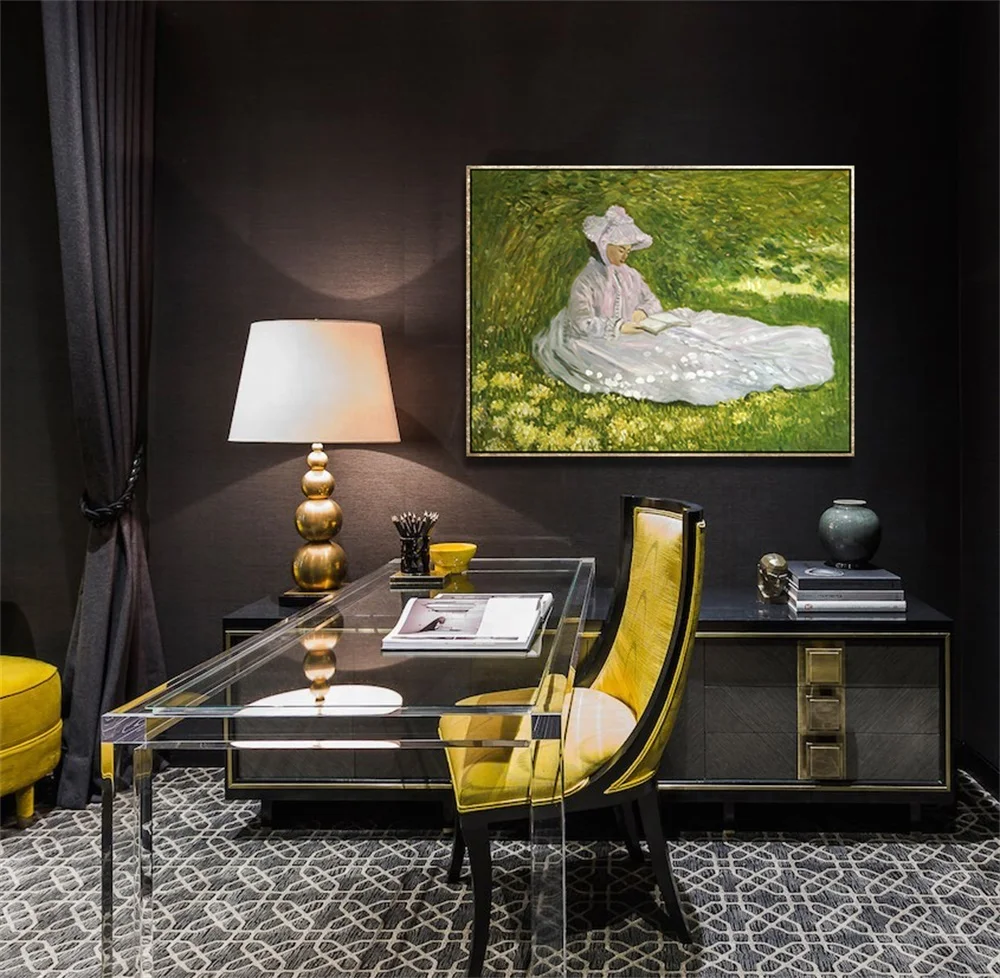 Eager Art Reproduction Oil Paintinge Claude Monet Home Decoration Wall Hand-Painted Art Oil Painting