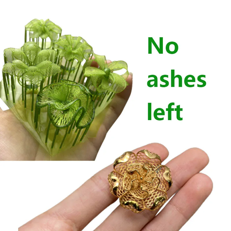 LCD SLA DLP 3D print 500G jewelry castable Resin polymer No ashes Left  ANYCUBIC CREALITY DWS NOVA  405nm easy to cast