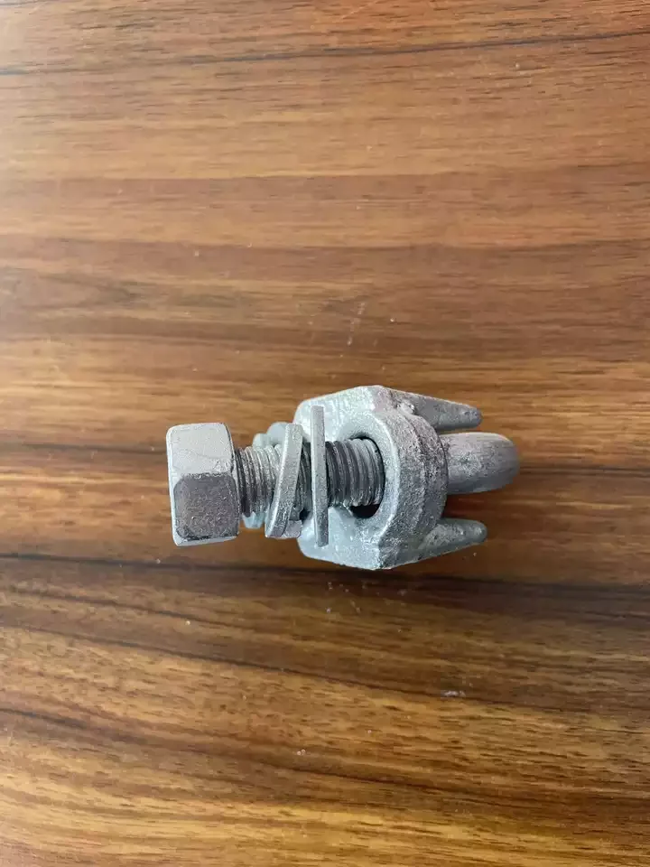 Customizable Hot Dip Galvanized 10mm 16mm 20mm Rigging Casting Malleable Steel Wire Rope Clip