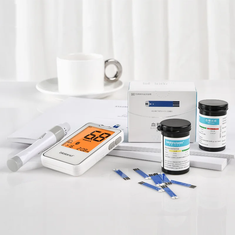 
Factory Glucometer Machine Electronic Digital Bluetooth Non Invasive Blood Sugar Glucose Meter 