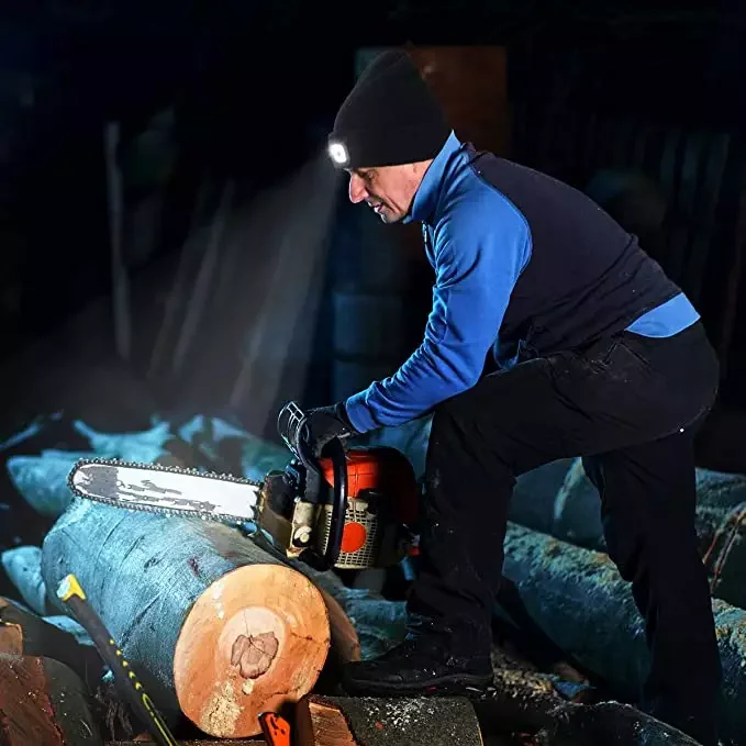 High Quality Professional SMD Hat Flashlight with Built-In Lithium-Ion Battery Excellent Lighting Camping Hiking