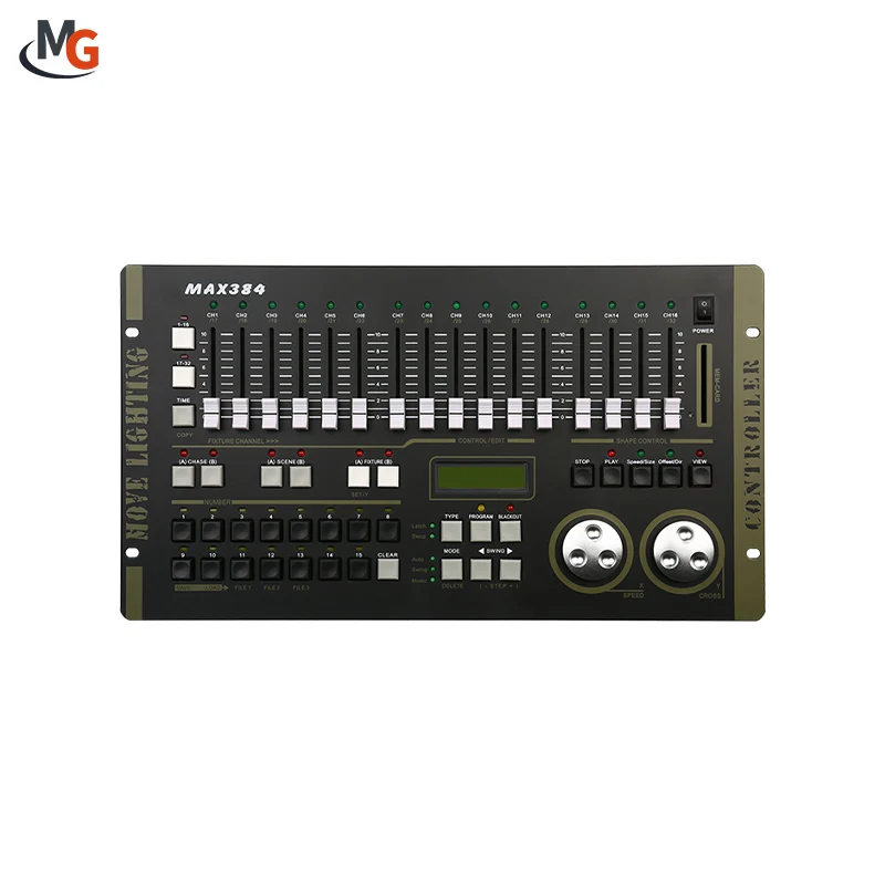 Беспроводной DMX 384 контроллер сценического освещения для свадебной вечеринки Бар ночной клуб