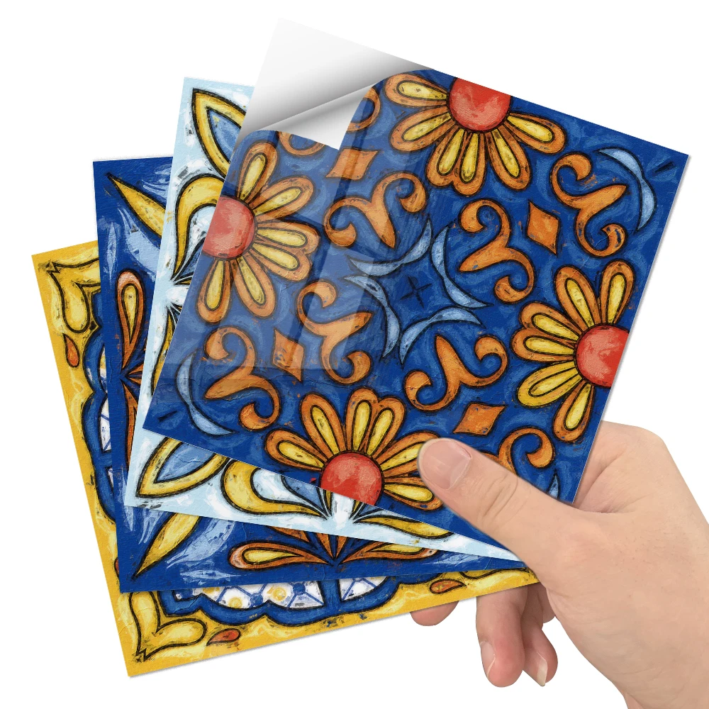 Новый продукт Azulejo напольная плитка наклейка кухня маслостойкий водонепроницаемый