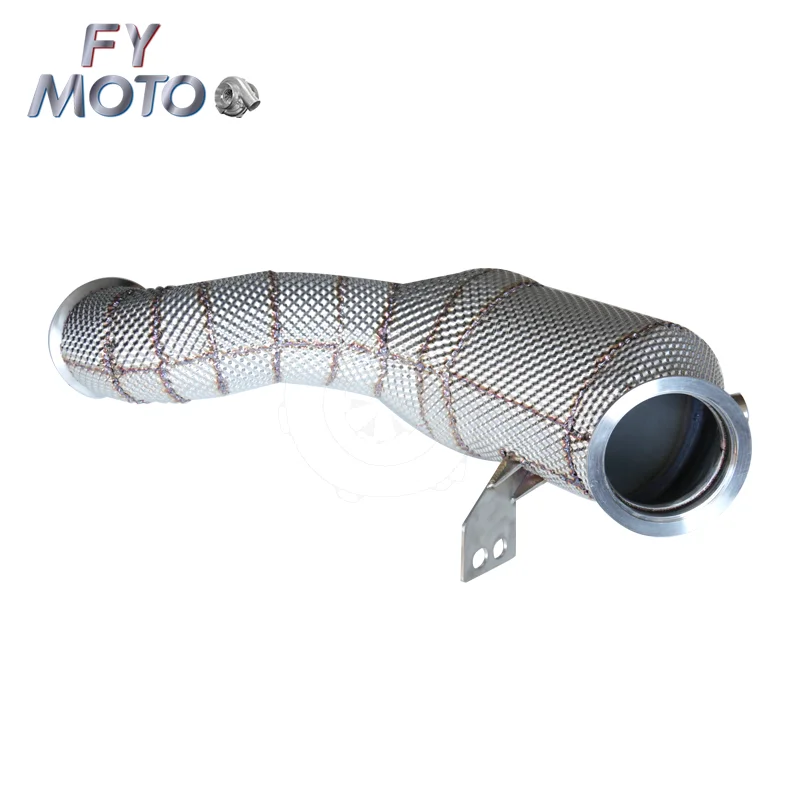 For Mercedes M274 W212 W205 C180 C200 C300 W213 E200 E260 E300 GLK260 2015+ Downpipe LHD with heat shield
