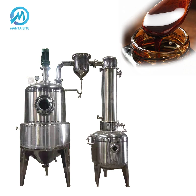 Stainless Steel Vacuum Short-range Molecular Distillation System Milk Fruit Juice Vacuum Evaporator with Low Price
