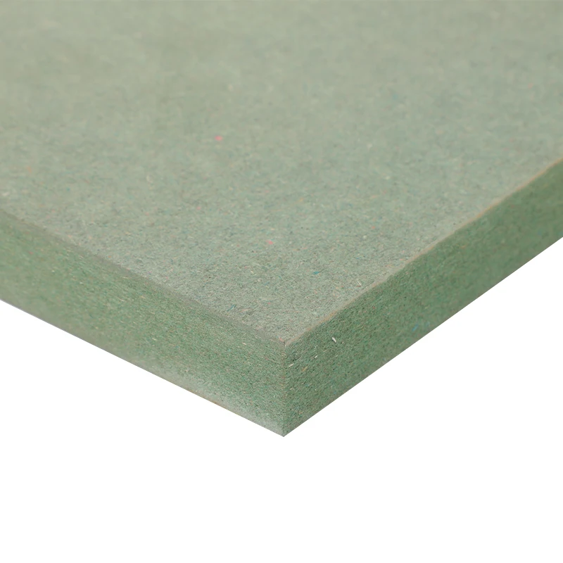 3mm 6mm 12mm 18mm HMR MDF Waterproof Moisture Resistant Green Melamine Faced Board for Furniture Decoration