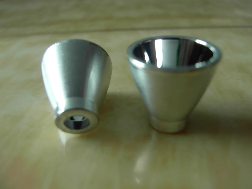 Optical reflective cover 25mm  lamp Cup spinning production reflective cover LED reflective cup lamp Cup