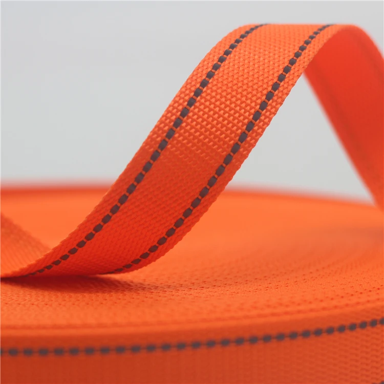 Manufacturers sell reflective belt pet collar outdoor sports light ribbon garment & processing accessories ribbon