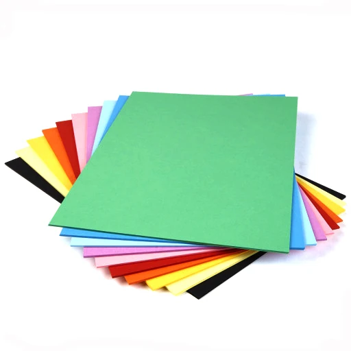 Colored pressed cardboard sheets hard board color paperboard