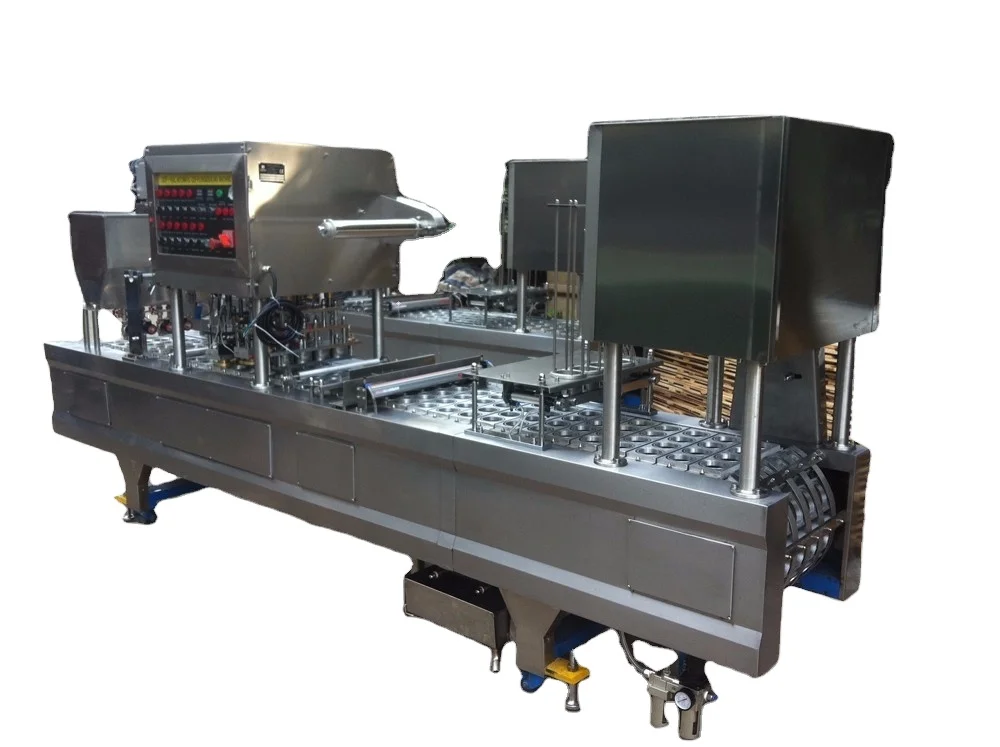 CD-20A-2  Automatic rotary cream cup sealing machine sauce cup oil filling and sealing machine