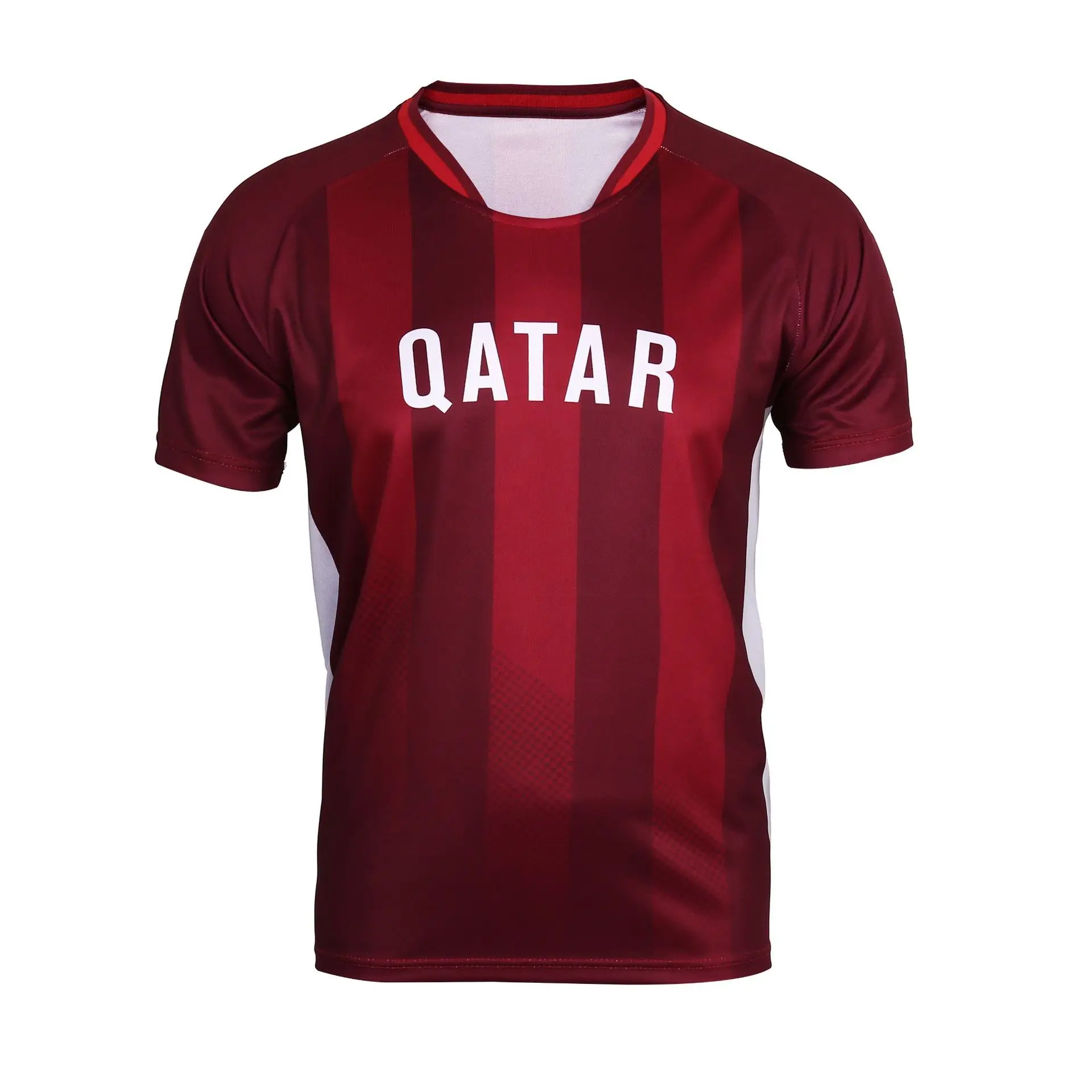 Qatar Football Uniforms Fans Cheering Suits T-shirt Custom Brazil Germany Argentina Football Uniforms