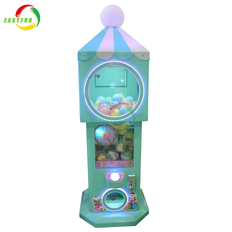 Coin Operated Arcade Game Machine Capsule Toy Gashapon Bounce Ball Vending Machine