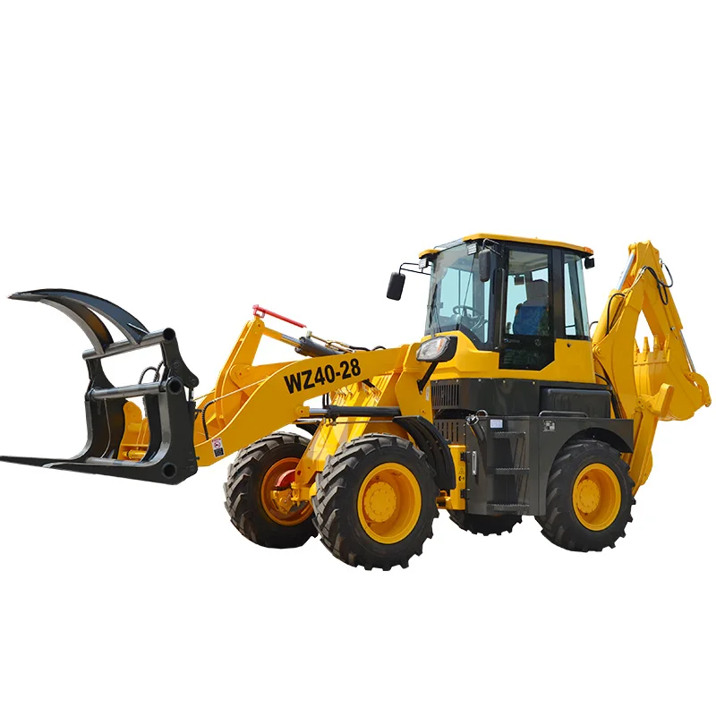 cheap price china brand HUAYA new 4.2 4.5 5 5.5 6 6.5  ton small backhoe loader with Cab
