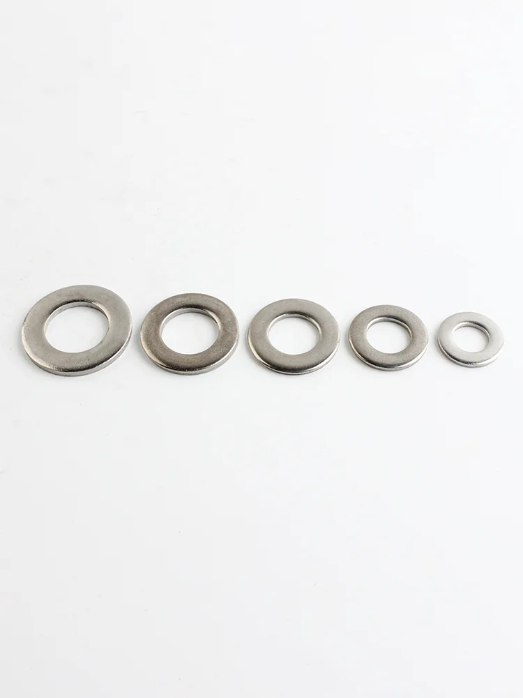 304 stainless steel ultra-thin flat washer, enlarged metal washer, thickened circular screw flat washer, meson Huasi M2M30M64