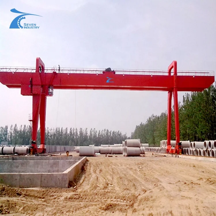 Double girder gantry crane for marble plant granite stone plate lifting