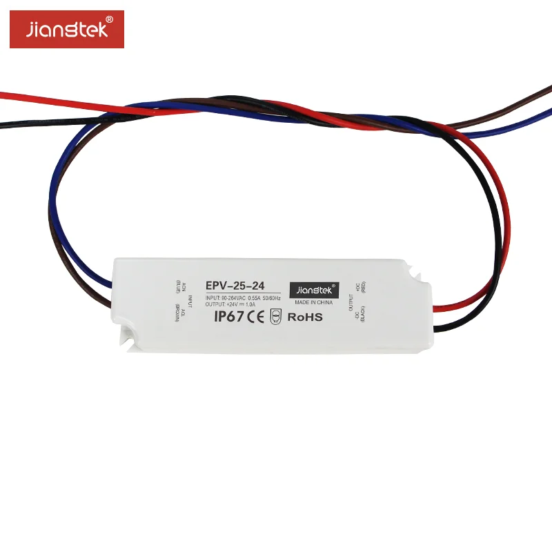 JIANGTEK EPV-25-24 25W 24V 1.0A 24V dc led driver power supply high quality