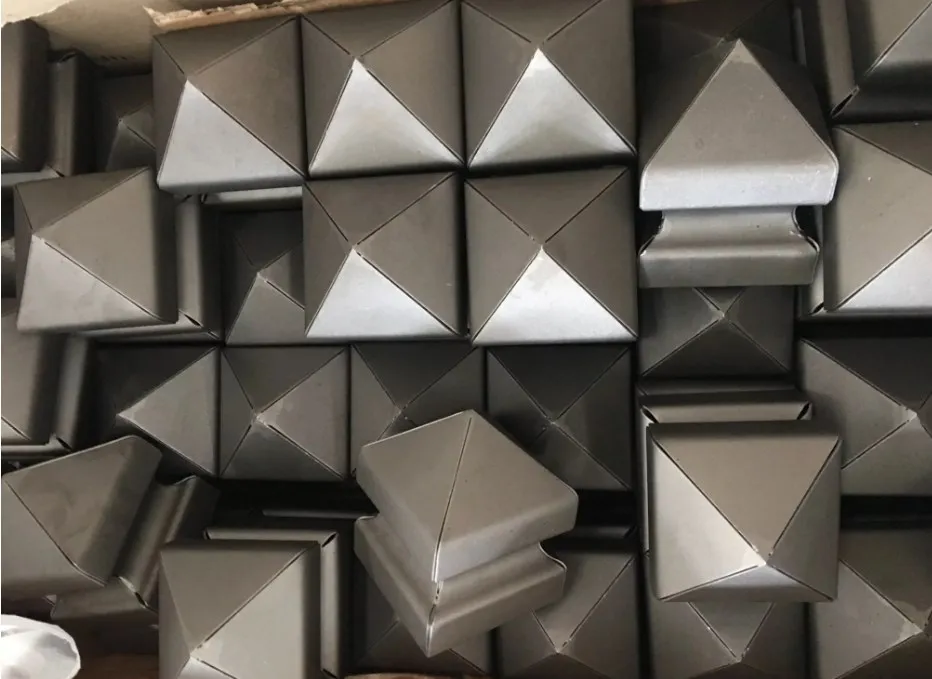 Metal Square Cast Decorative Fence Post Cap