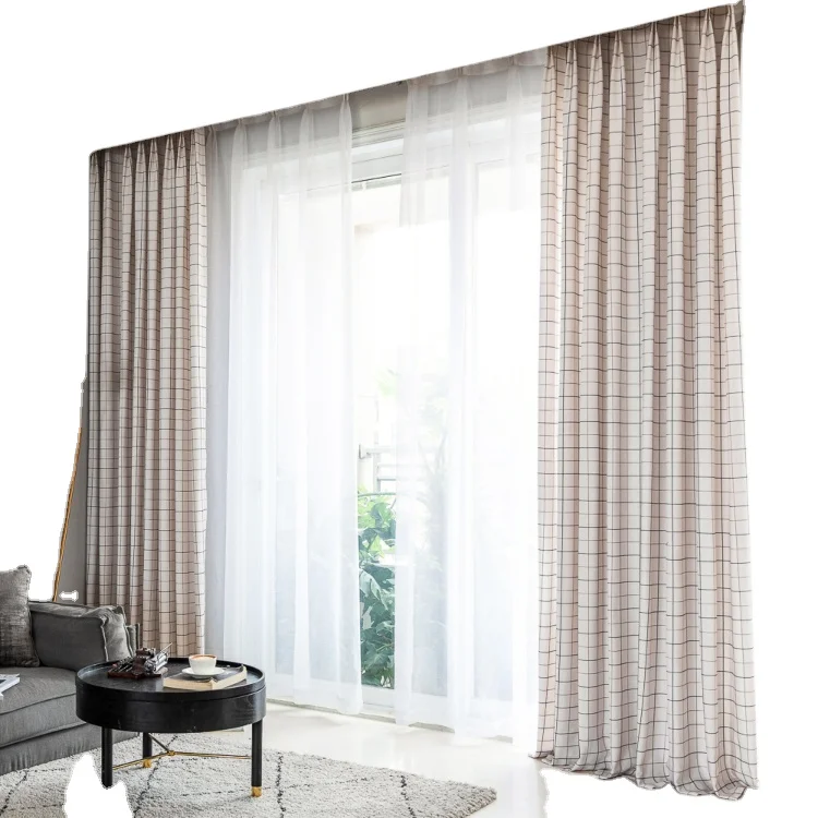  Hotel Office Custom Decoration Livingroom Legant Blackout White Cotton Nordic Wedding Home