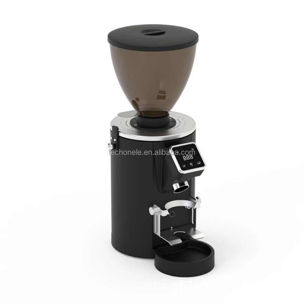 ZILONG Professional LED Display Stainless Steel Espresso Coffee Grinder Machine for Home & Cafe Use for Car Coffee Bean Grinding