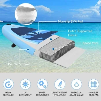 Drop Stitch PVC EVA CE Certified Inflatable Stand Up Paddle Board OEM ODM Customized Inflatable SUP Board SAP Board Hot Product