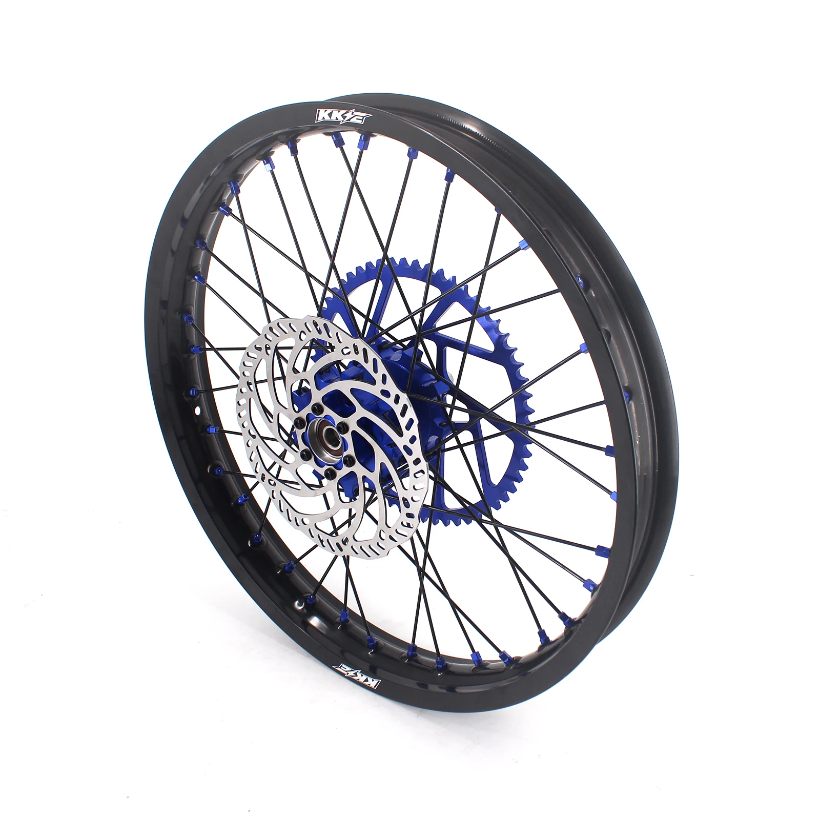 KKE Front 21inch Rear 18inch Electric Bicycle Bike Wheels Rims Set Fit on Sur Ron Light Bee X 2019-2022 Blue Hub Black Rim