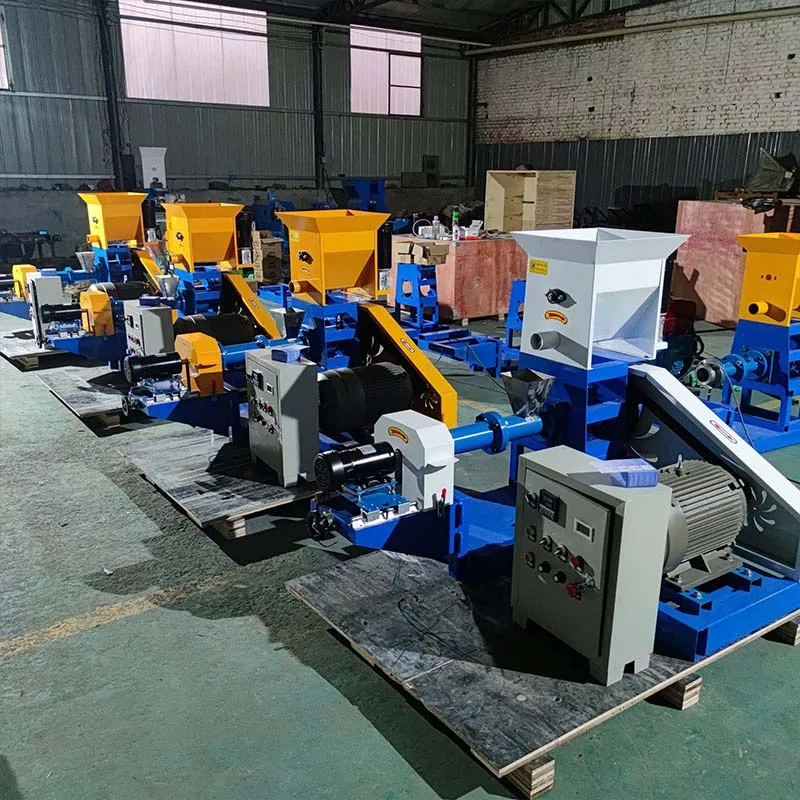 floating fish food feed extruder manufacturing machinery granule making pallet pellet mill making machine for fish