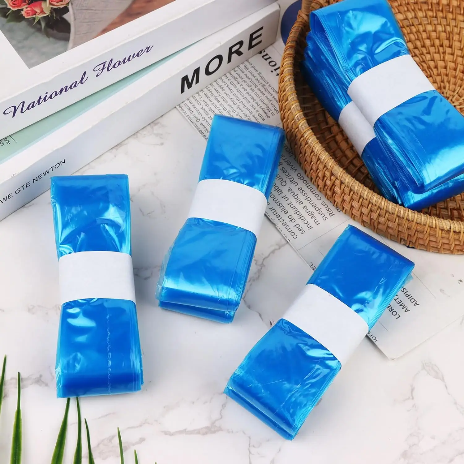 Nappy Bin Refills 4.5 m Baby Scented Diaper Pail Refill Bags Plastic Nappy Disposal Bags for Diaper Bucket Nappy Bin