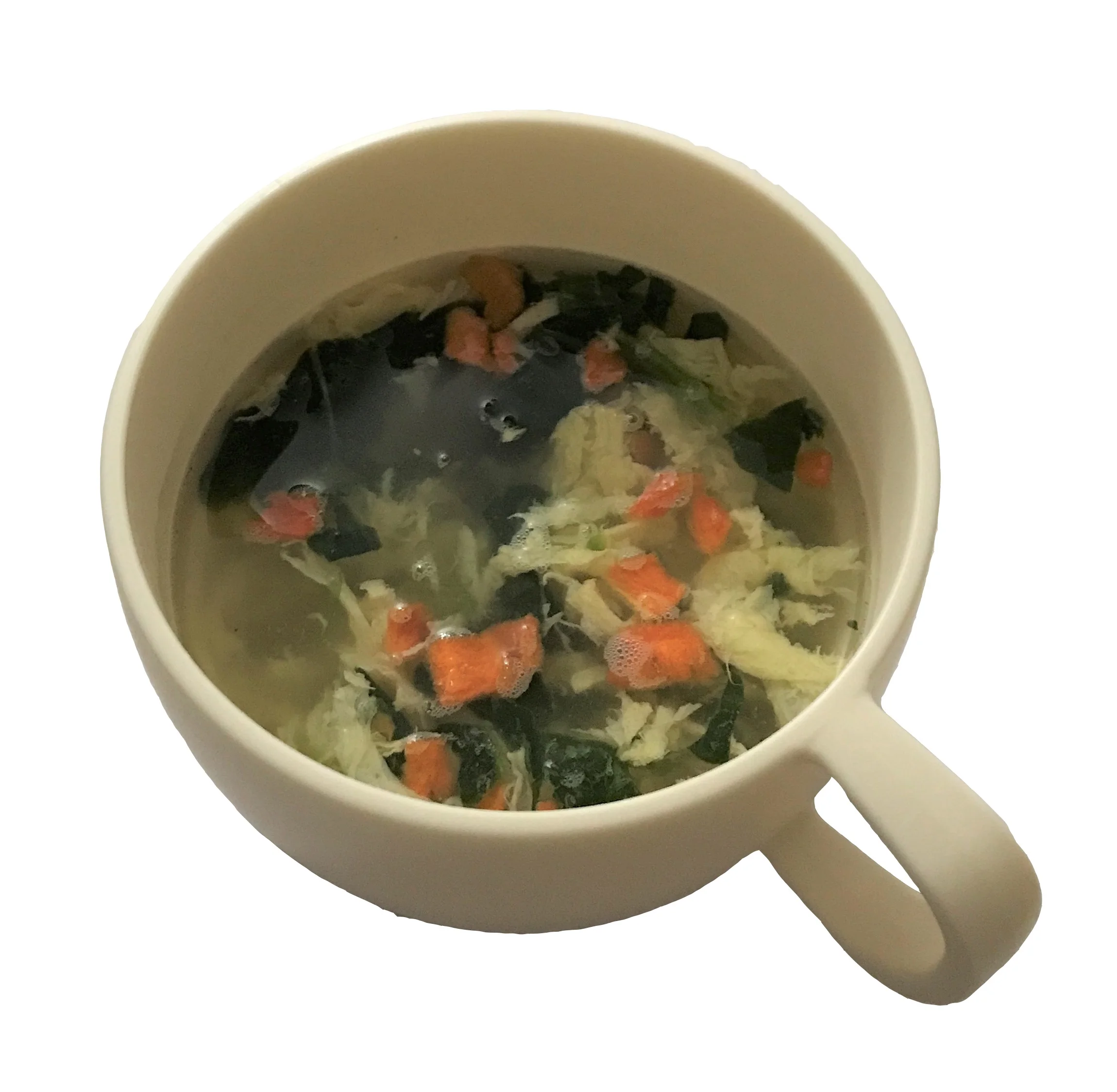 Crispy Texture Freeze-Drying Egg Soup Dried Food With Vegetables