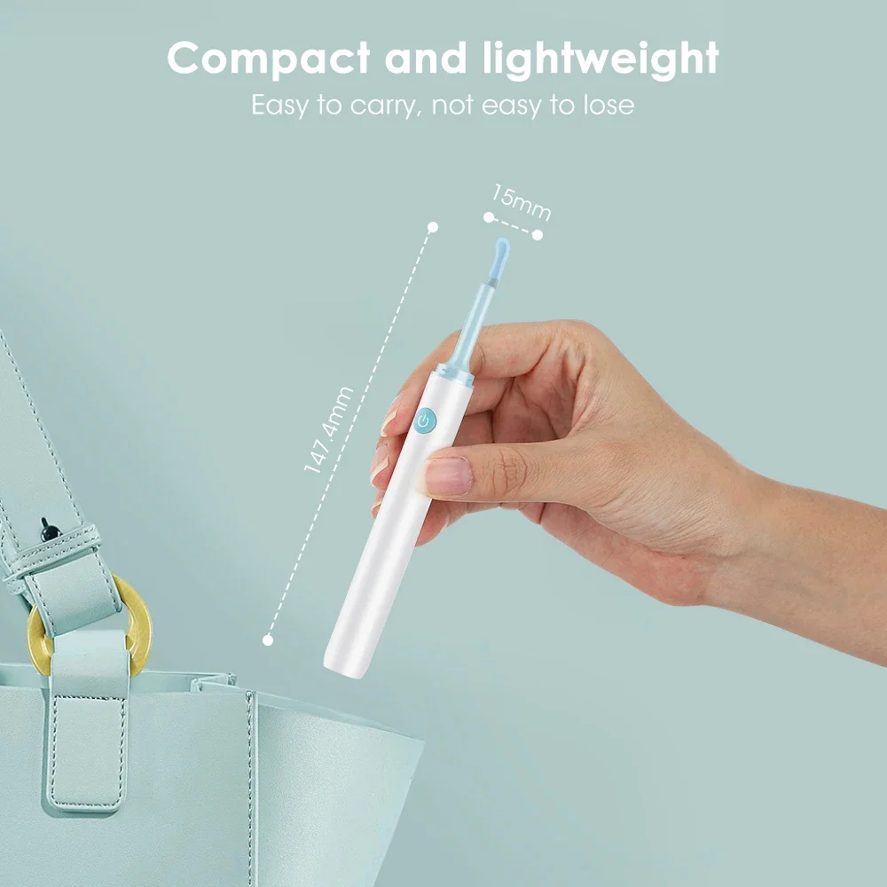 Hot selling visual ear scoop, high-definition intelligent WiFi visual ear sampler, endoscopic visible luminous ear scoop